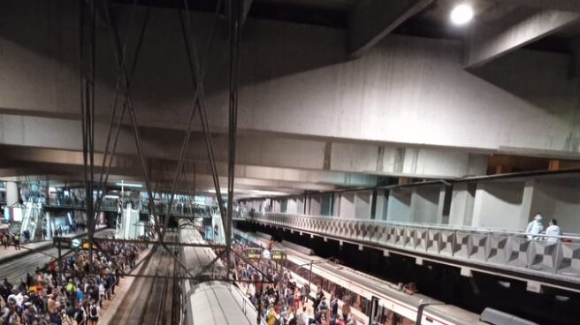 Aglomeraciones en la estación de Atocha por la huelga en Renfe.a