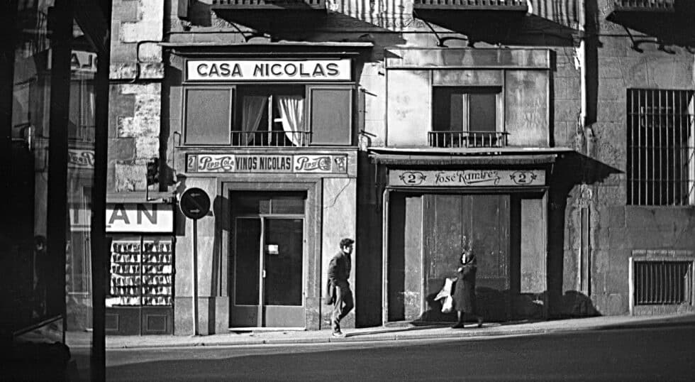 Fachada del taller en 1967