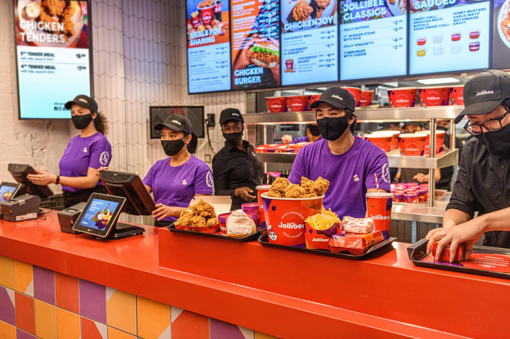 Imagen de un restaurante de Jollibee.