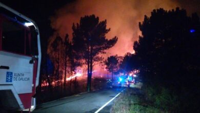 Declarado un incendio en Lugo que afecta ya a más de 100 hectáreas
