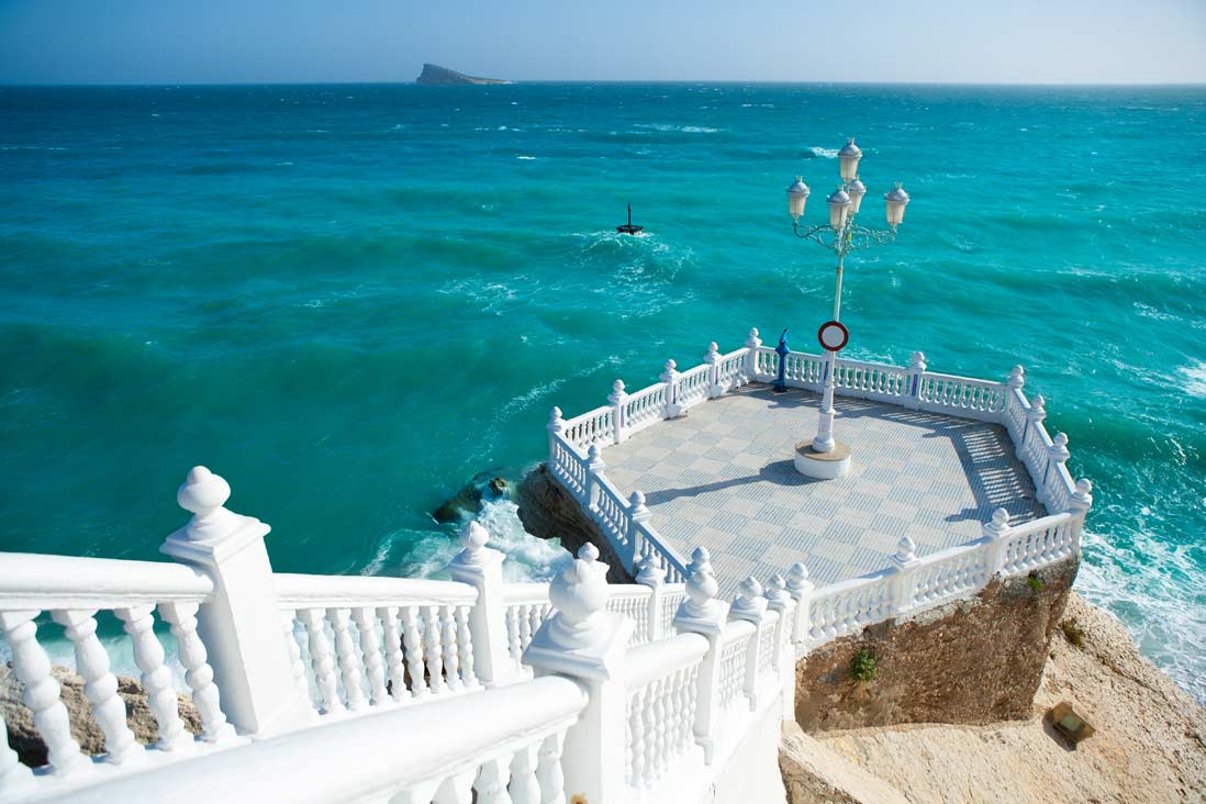 Mirador de Benidorm llamado "Mirador del Castillo"