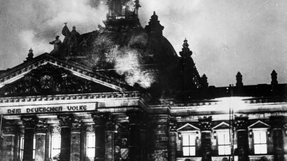 Reichstag en llamas