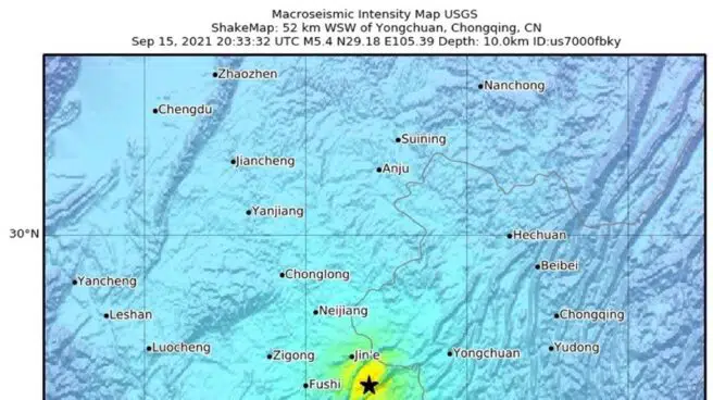 Un terremoto de magnitud 6 en el suroeste de China deja dos muertos y tres heridos