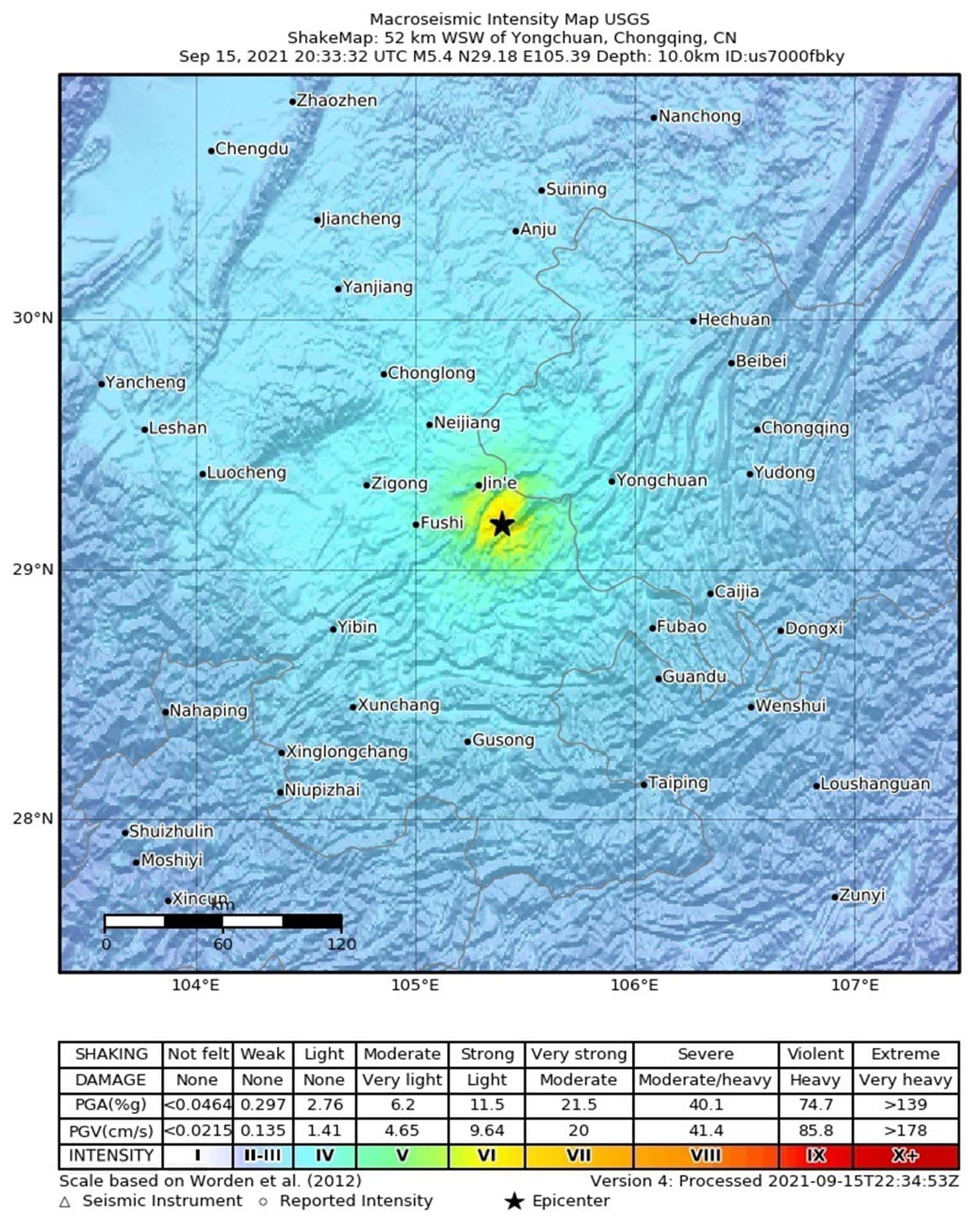 Un terremoto de magnitud 6 en el suroeste de China deja dos muertos y tres heridos