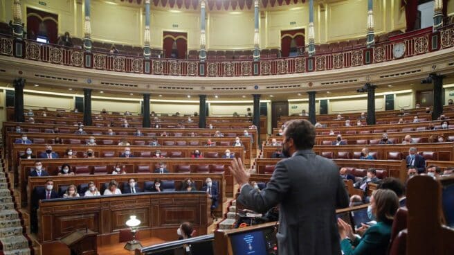 Pablo Casado, en la sesión de control del Congreso.