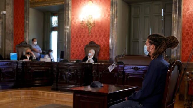 El exsecretario de Organización de Podemos y diputado Alberto Rodríguez durante su juicio en el Tribunal Supremo