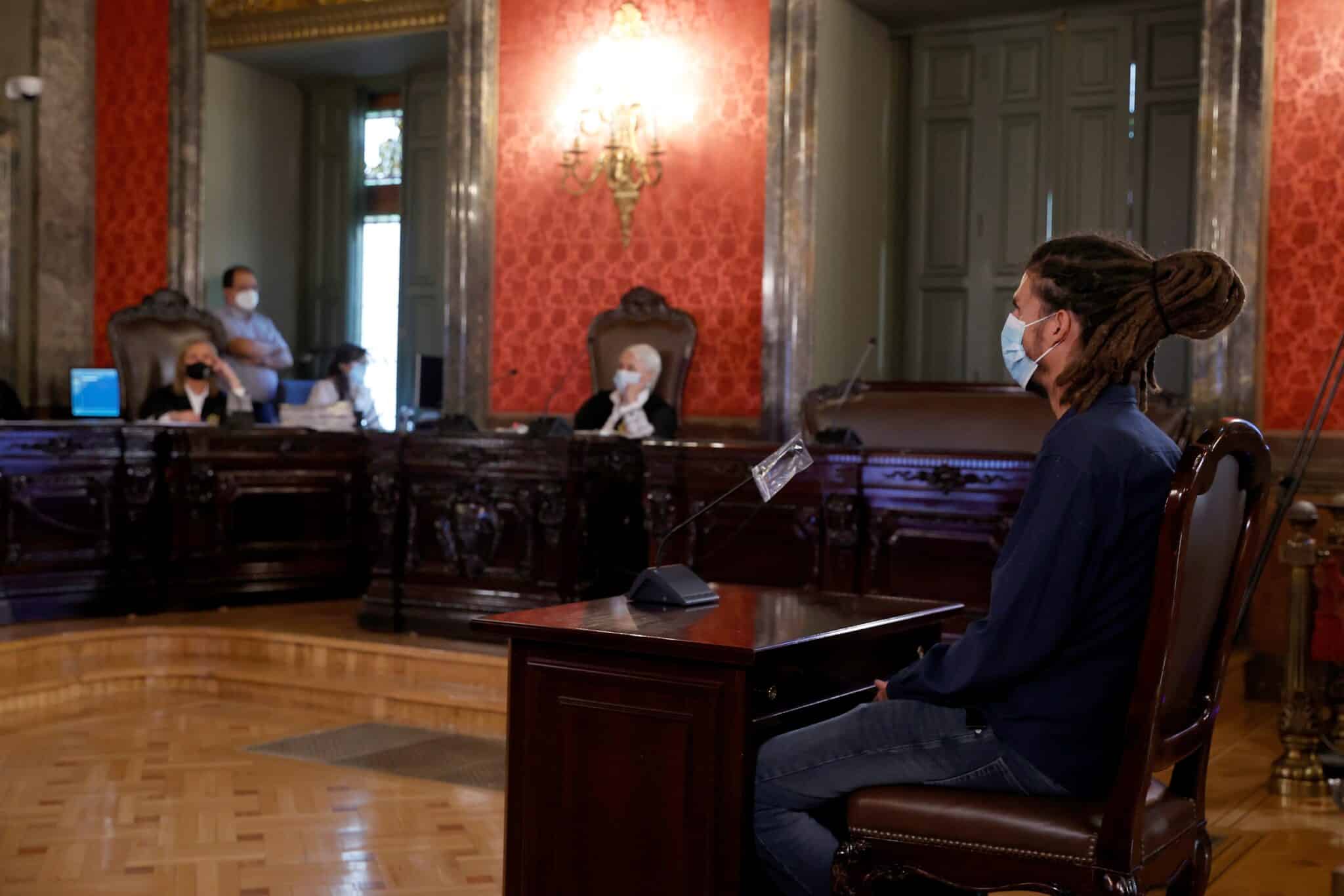 El exsecretario de Organización de Podemos y diputado Alberto Rodríguez durante su juicio en el Tribunal Supremo