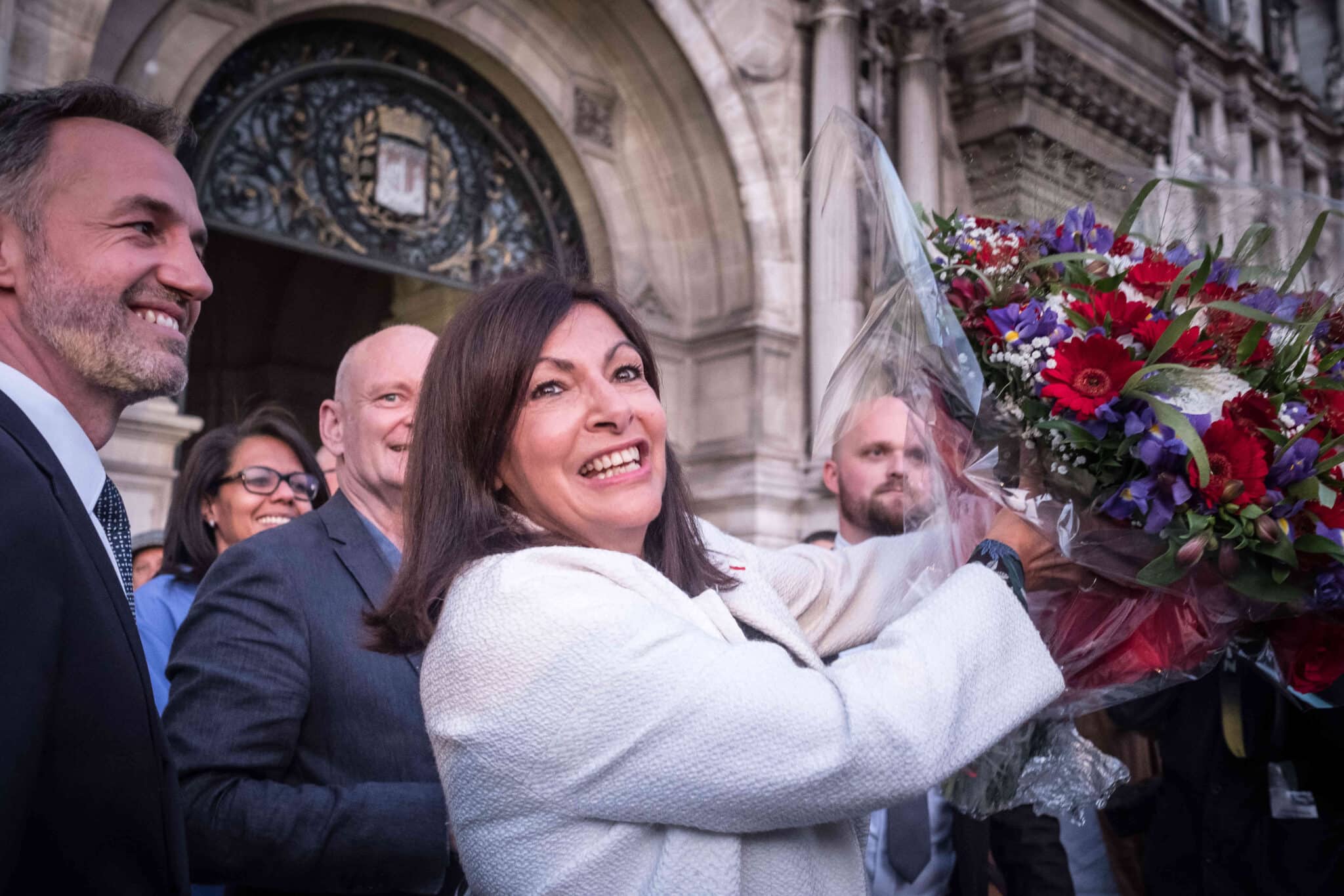 La alcaldesa de París Anne Hidalgo