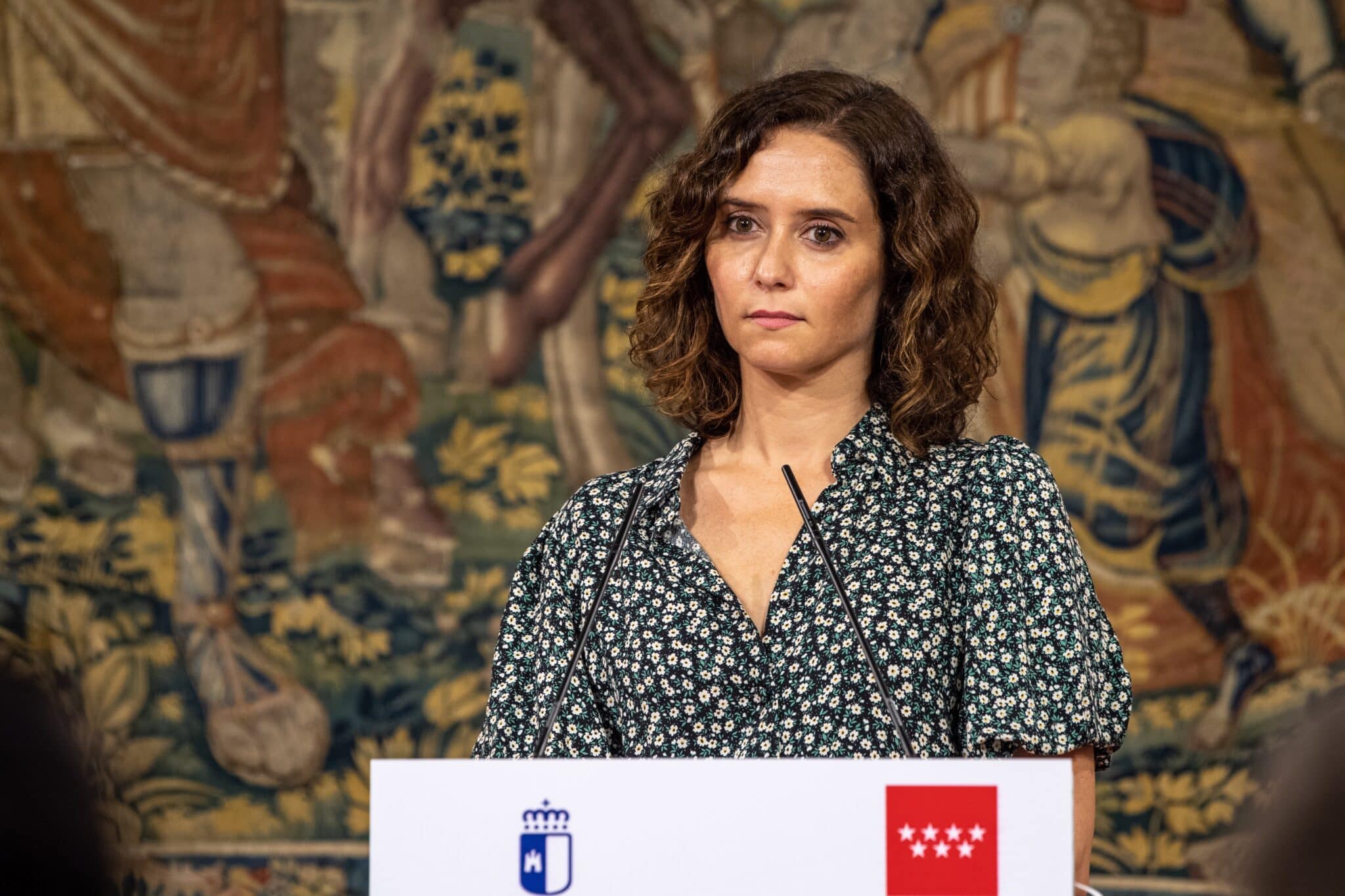 La presidenta de la Comunidad de Madrid, Isabel Díaz Ayuso