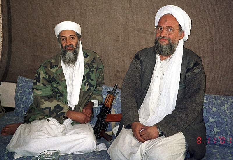 Bin Laden y Aiman al Zawahiri.