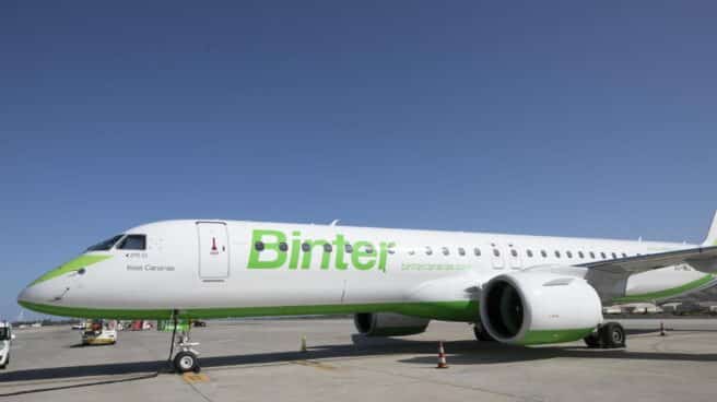 Avión de la compañía Binter Canarias.