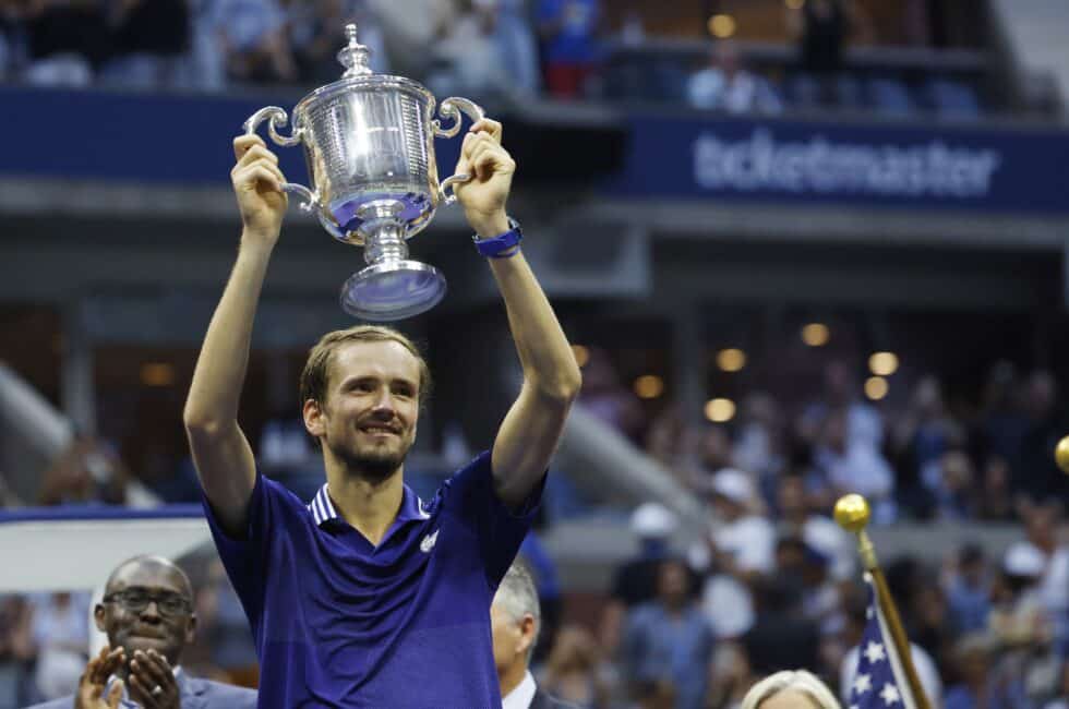 Daniil Medvedev, campeón del US Open tras vencer a Djokovic en la final