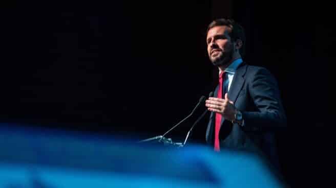 El presidente del Partido Popular, Pablo Casado.