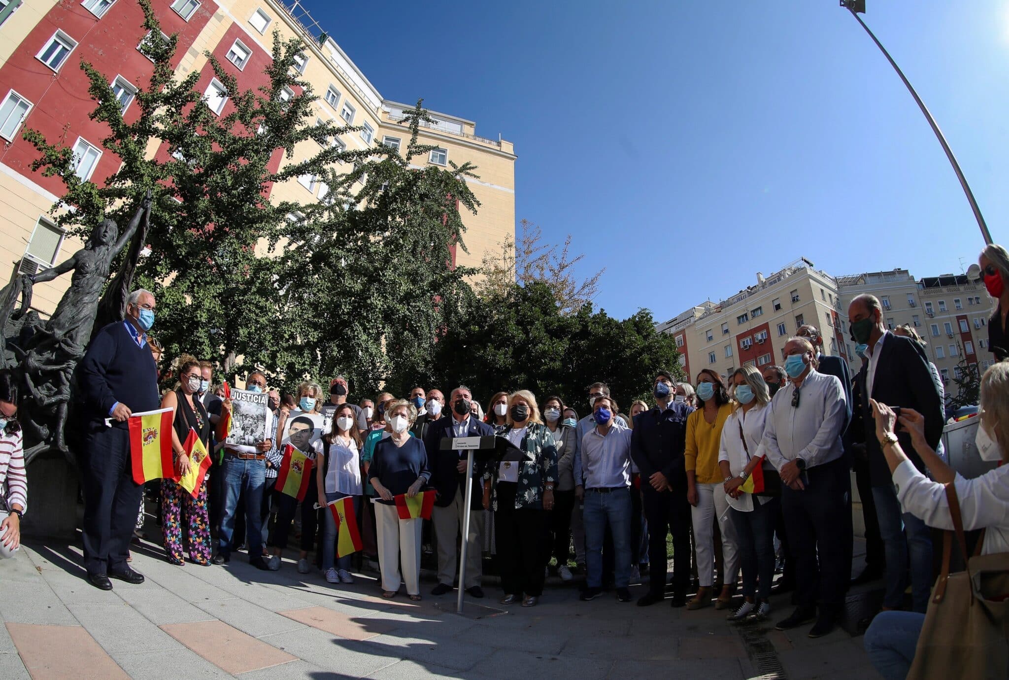 Homenaje en Madrid a las víctimas del terrorismo.