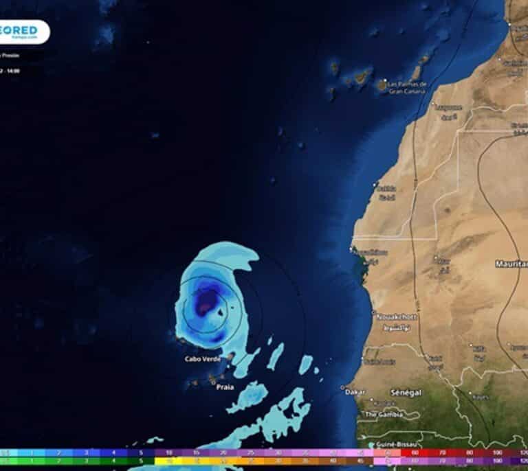 Un ciclón tropical podría llegar a Canarias la próxima semana