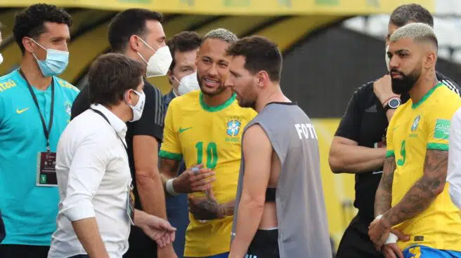 Se suspende el Brasil-Argentina en el minuto 6 porque varios jugadores se habían saltado el protocolo sanitario