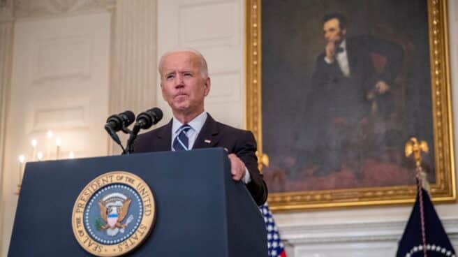 Joe Biden, presidente de Estados Unidos, en una comparecencia ante los medios