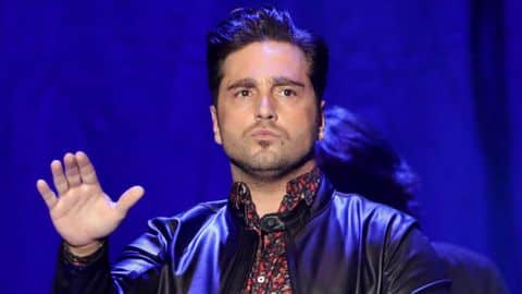 David Bustamante, cantante, en el musical "Ghost"