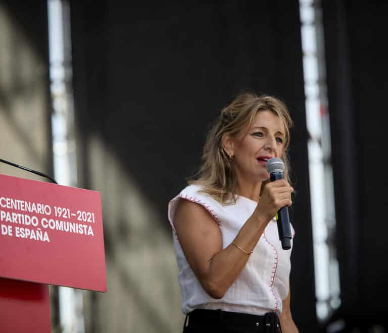 Yolanda Díaz: "Vamos a derogar la reforma laboral"