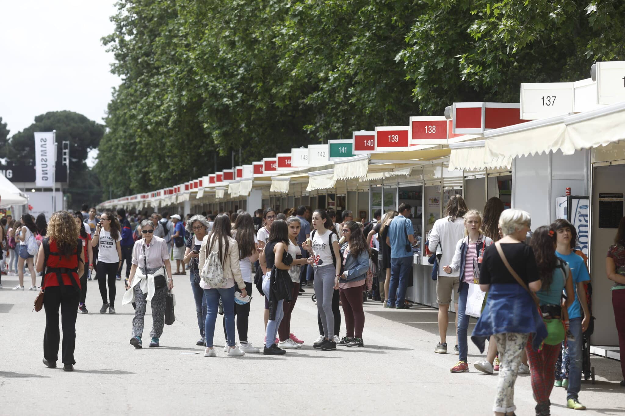 Feria del Libro de Madrid en mayo de 2017