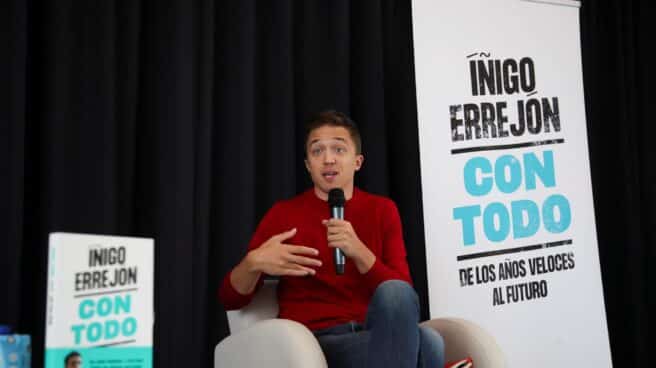 Iñigo Errejón, durante la presentación de su libro.