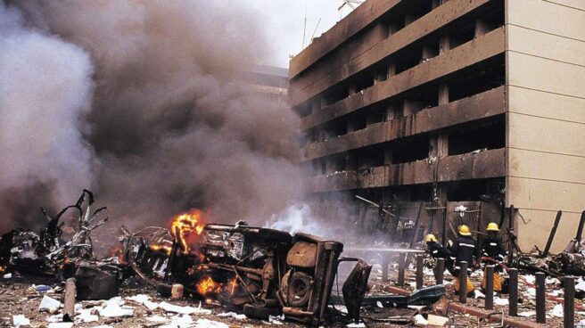 Atentado en la embajada de Estados Unidos en Nairobi (Kenia). Atentado en la embajada de Estados Unidos en Nairobi (Kenia).