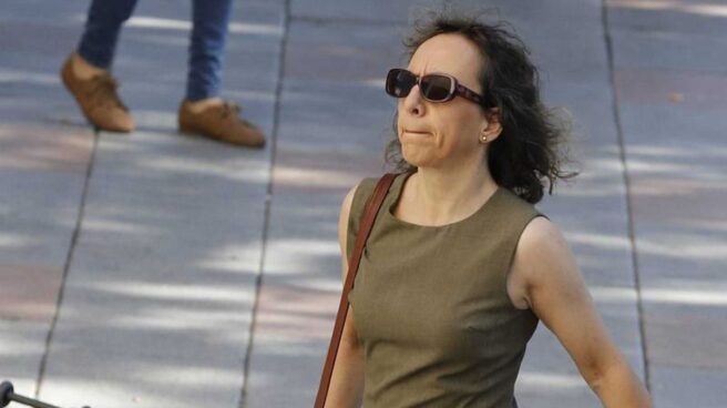 Noelia de Mingo, en los Juzgados de Plaza de Castilla. Noelia de Mingo, en los Juzgados de Plaza de Castilla.