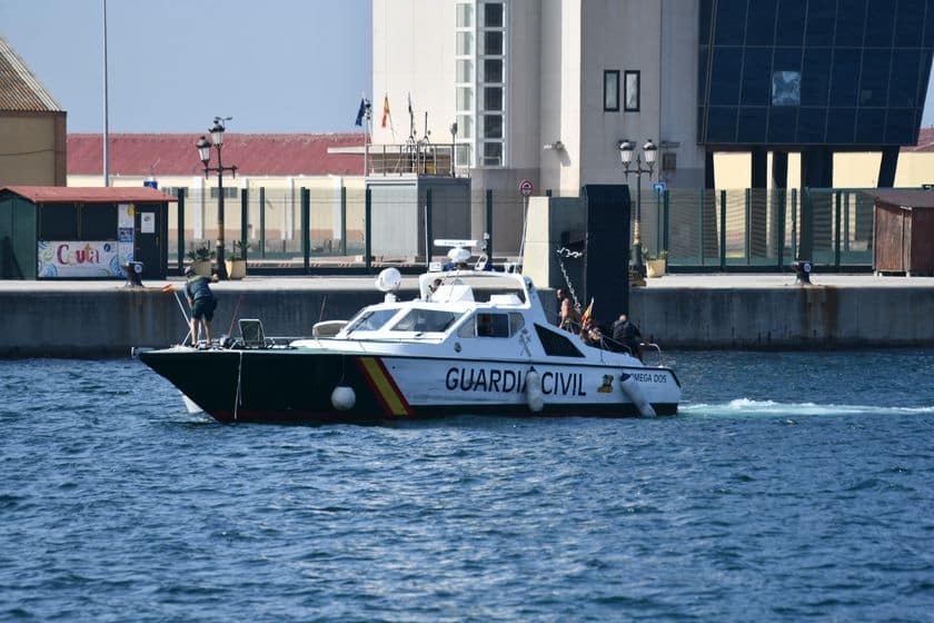 Lancha de la Guardia Civil.