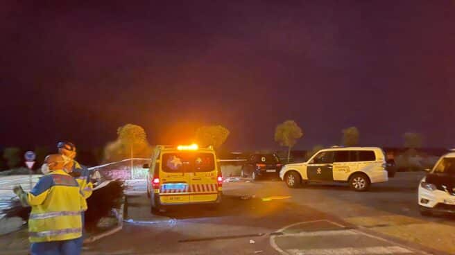 Ocho heridos por arma blanca, dos de ellos graves, en una pelea en las fiestas de Rivas (Madrid) Efectivos de SUMMA 112 y Guardia Civil en el lugar del incidente