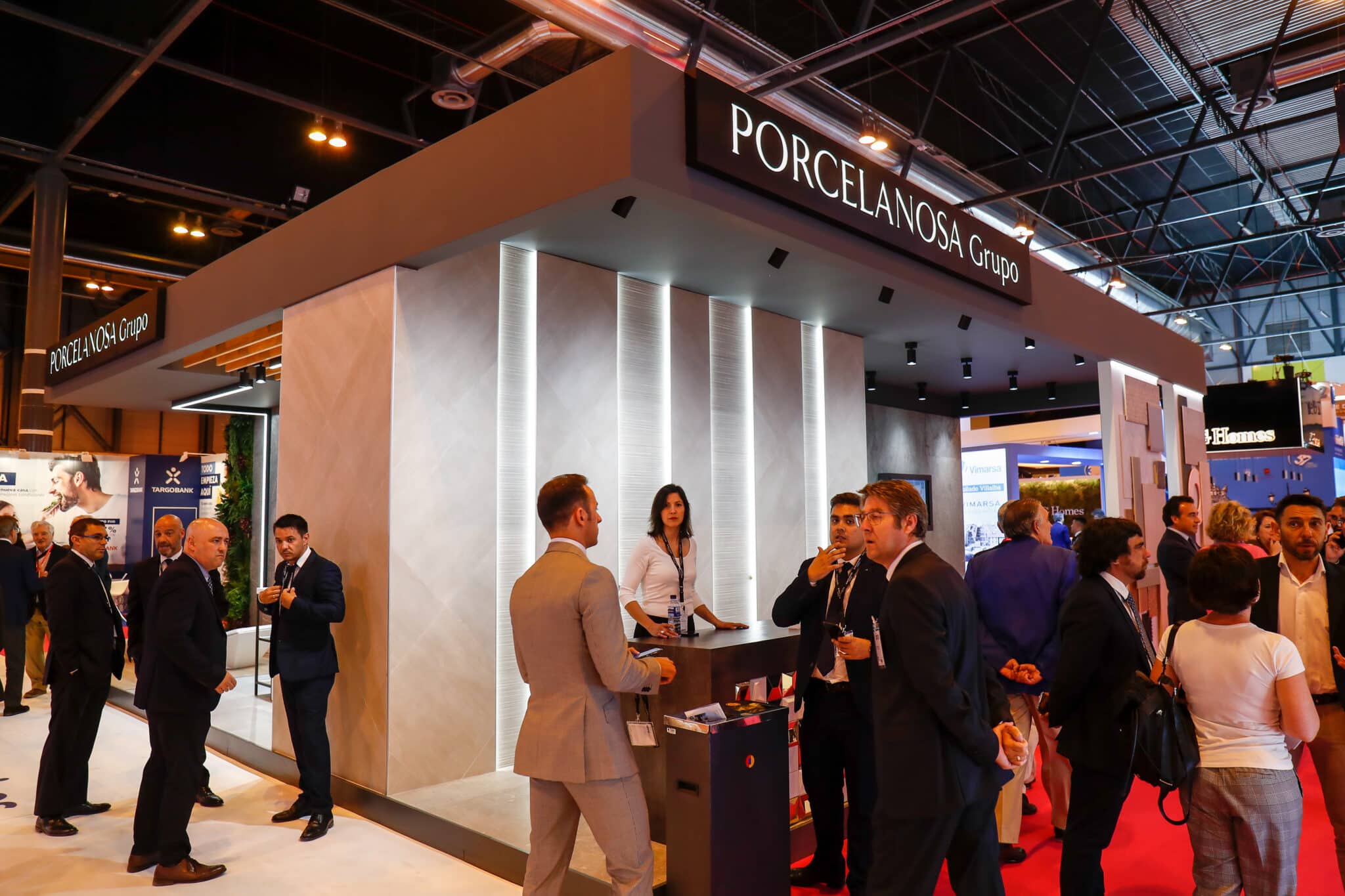 El estand de Porcelanosa en la XXI edición del Salón Inmobiliario Internacional de Madrid