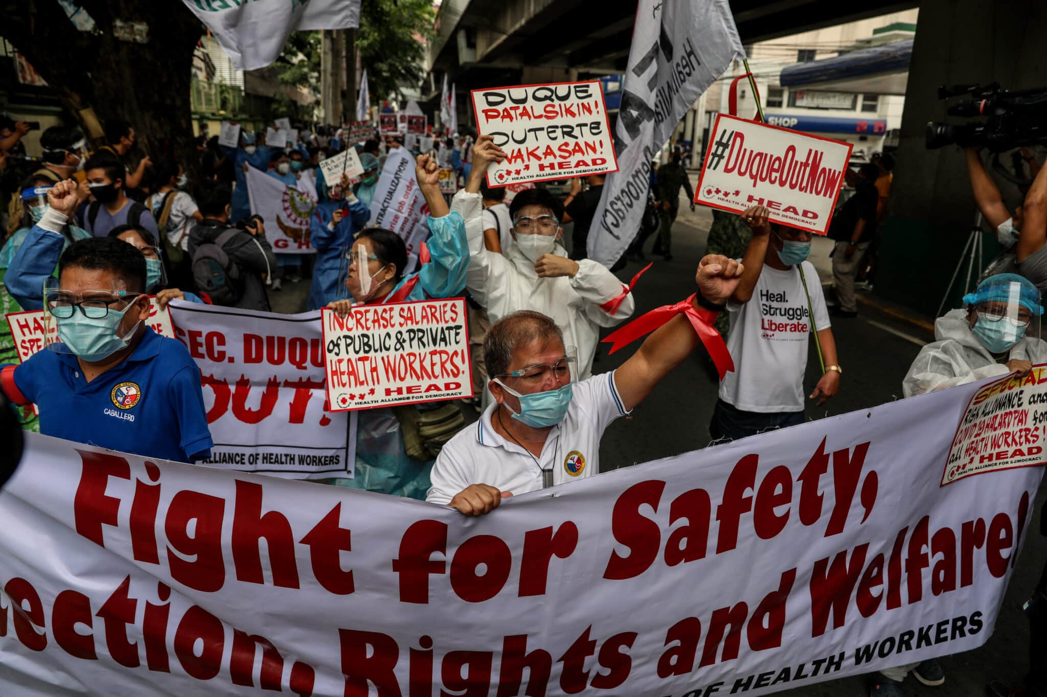 Protestas en Filipinas por la gestión de la pandemia de la Administración de Rodrigo Duterte