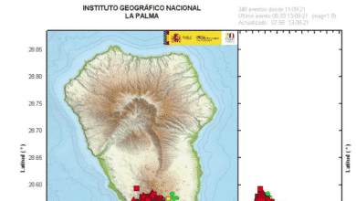 Activado el plan por riesgo volcánico en La Palma por el aumento de la actividad sísmica