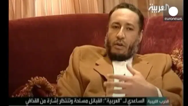 Las autoridades de Libia liberan a Saadi Gadafi, hijo del exlíder Muamar Gadafi