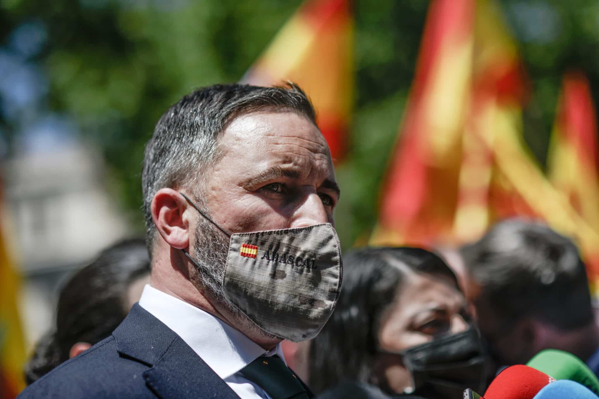 El presidente de Vox, Santiago Abascal.