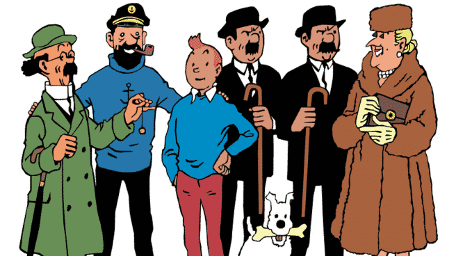 Tintin y sus personajes