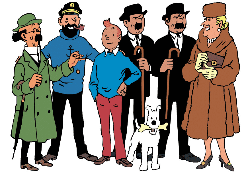 Tintin y sus personajes