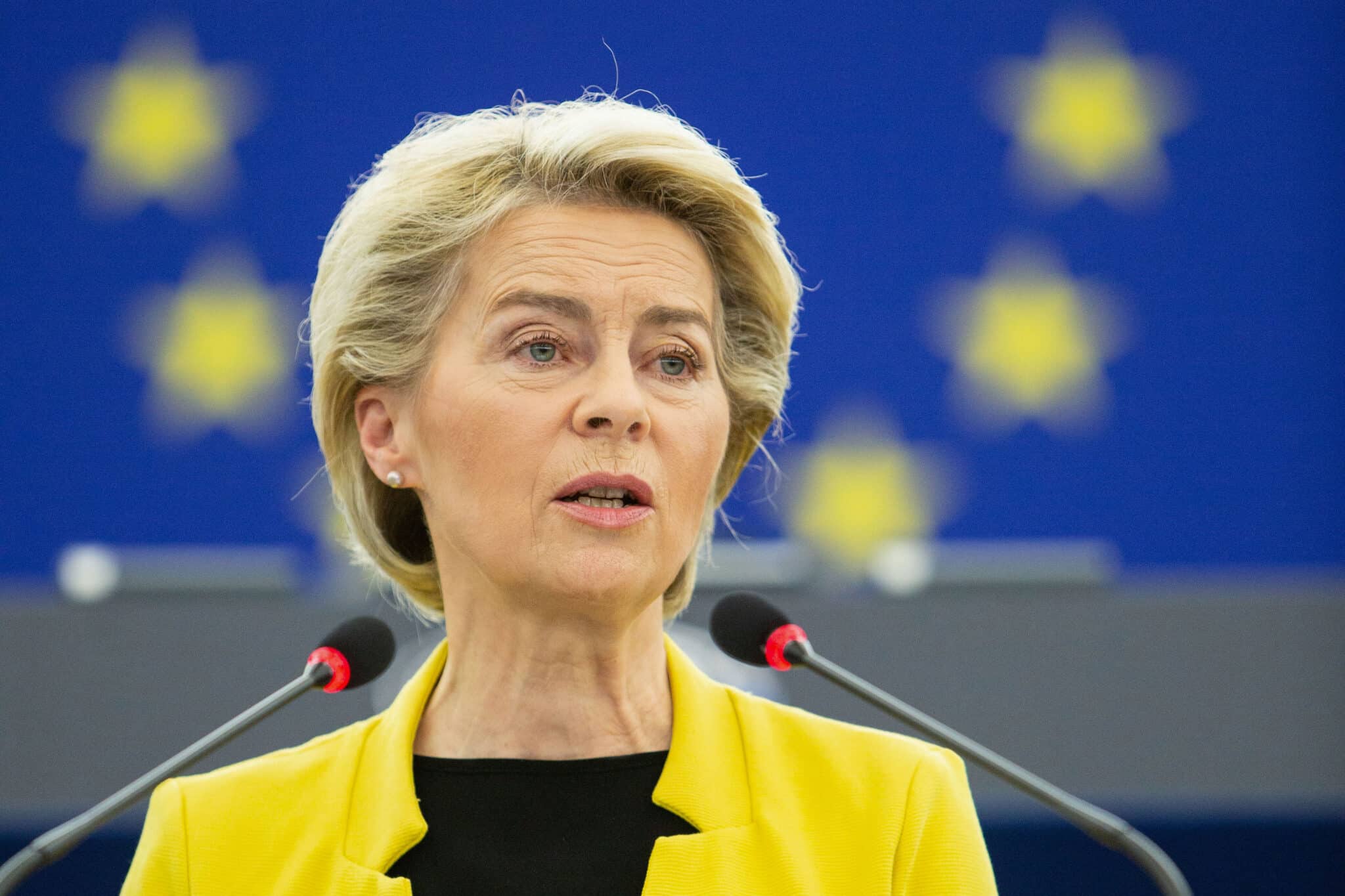 La presidenta del Comisión Europeo, Ursula Von der Leyen