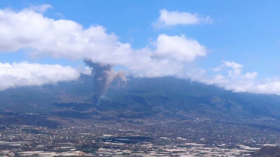 Erupción volcánica en la Cumbre Vieja de La Palma.