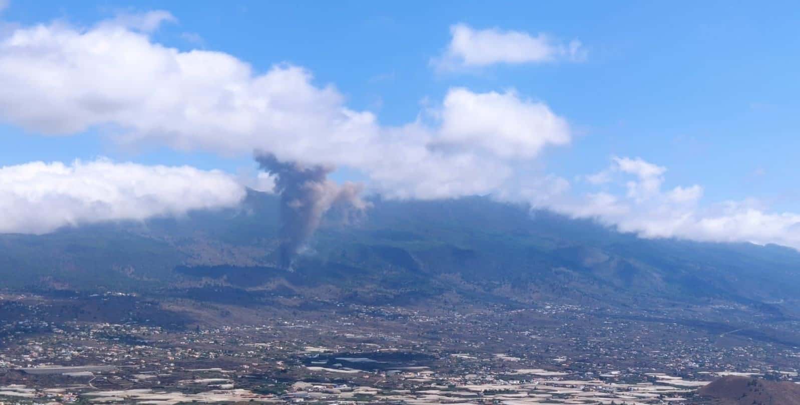 Erupción volcánica en la Cumbre Vieja de La Palma.