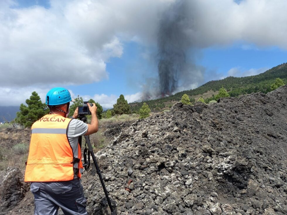 Erupción volcánica en la Cumbre Vieja de La Palma.