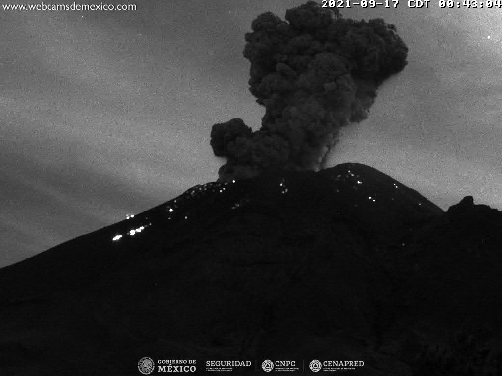 Monitoreo del volcán Popocatépelt, en México