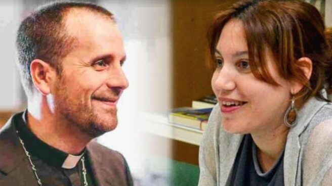 Silvia Caballol, la mujer que ha sacado del obispado a Xavier Novell El exobispo Xavier Novell y su nueva novia, Silvia Caballol