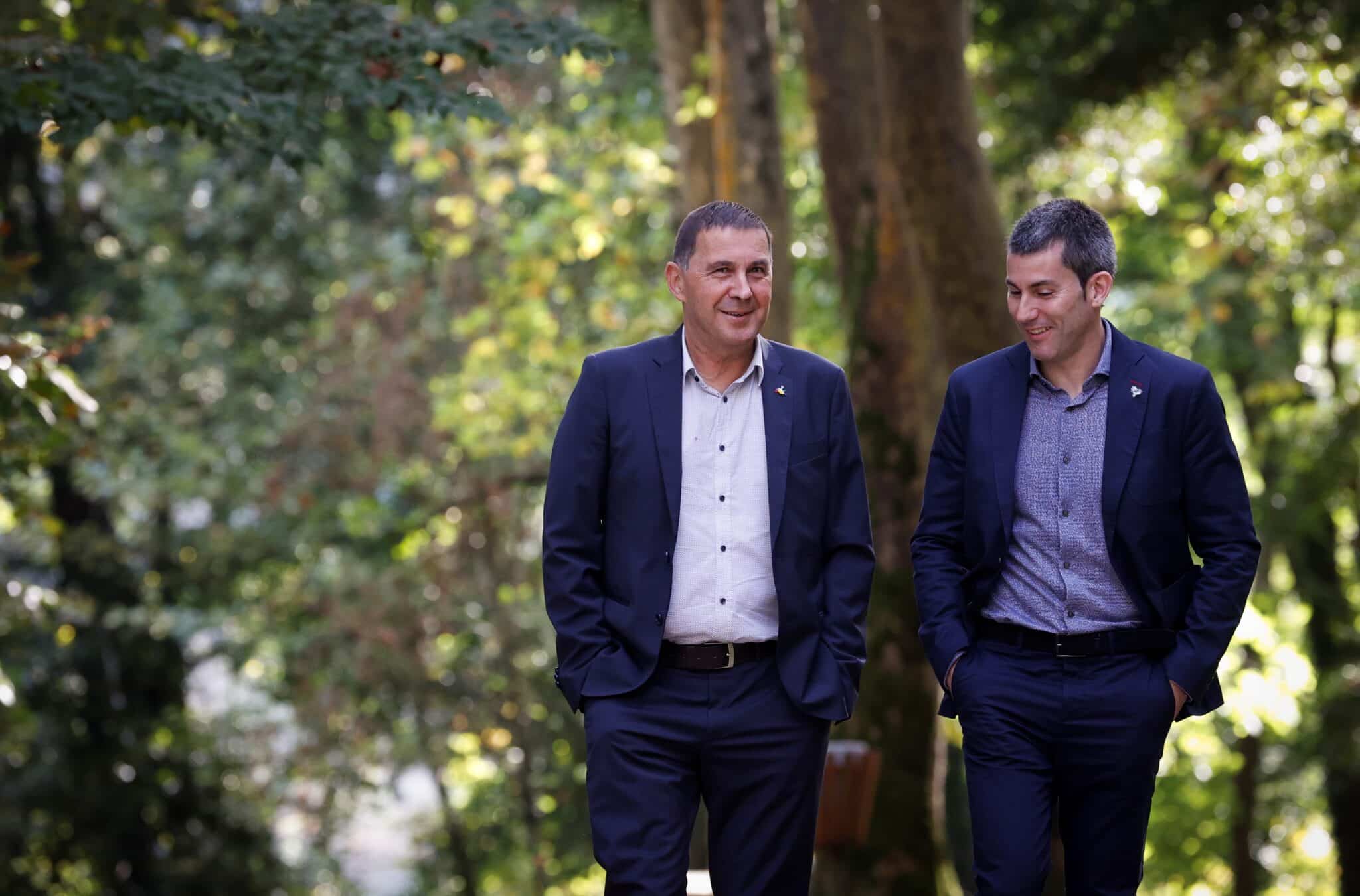 Arnaldo Otegi y Arkaitz Rodríguez.