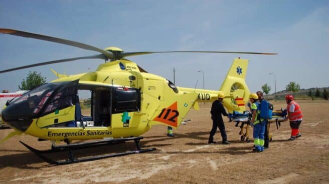Helicóptero sanitario del 112 de Extremadura Helicóptero sanitario del 112 de Extremadura