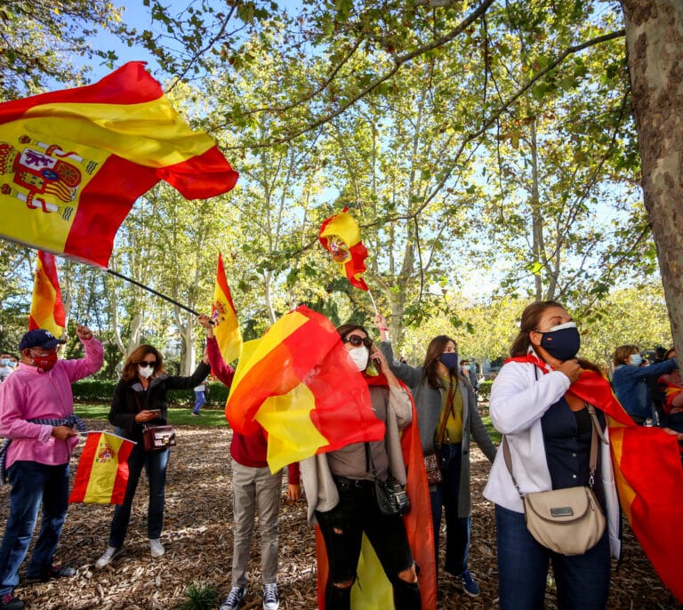 Ciudadanos se borra a última hora de la manifestación del 12-O en Barcelona