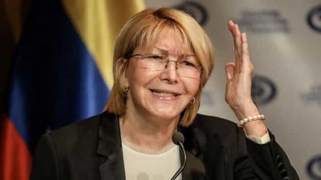 La fiscal general de Venezuela, Luisa Ortega Díaz, durante una conferencia de prensa, en Caracas