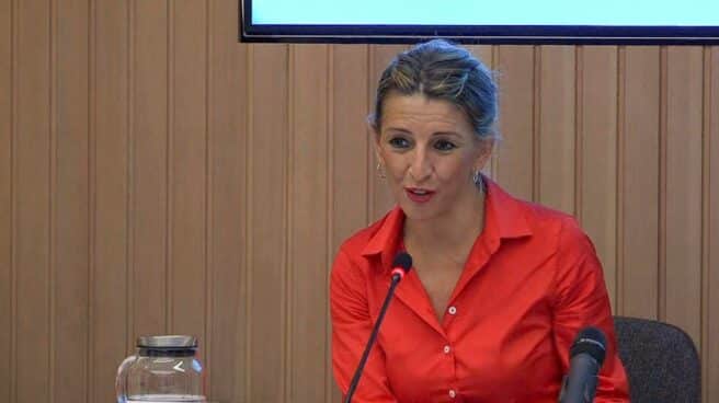 La vicepresidenta segunda del Gobierno español y ministra de Trabajo y Economía Social, Yolanda Díaz. La vicepresidenta segunda del Gobierno español y ministra de Trabajo y Economía Social, Yolanda Díaz.