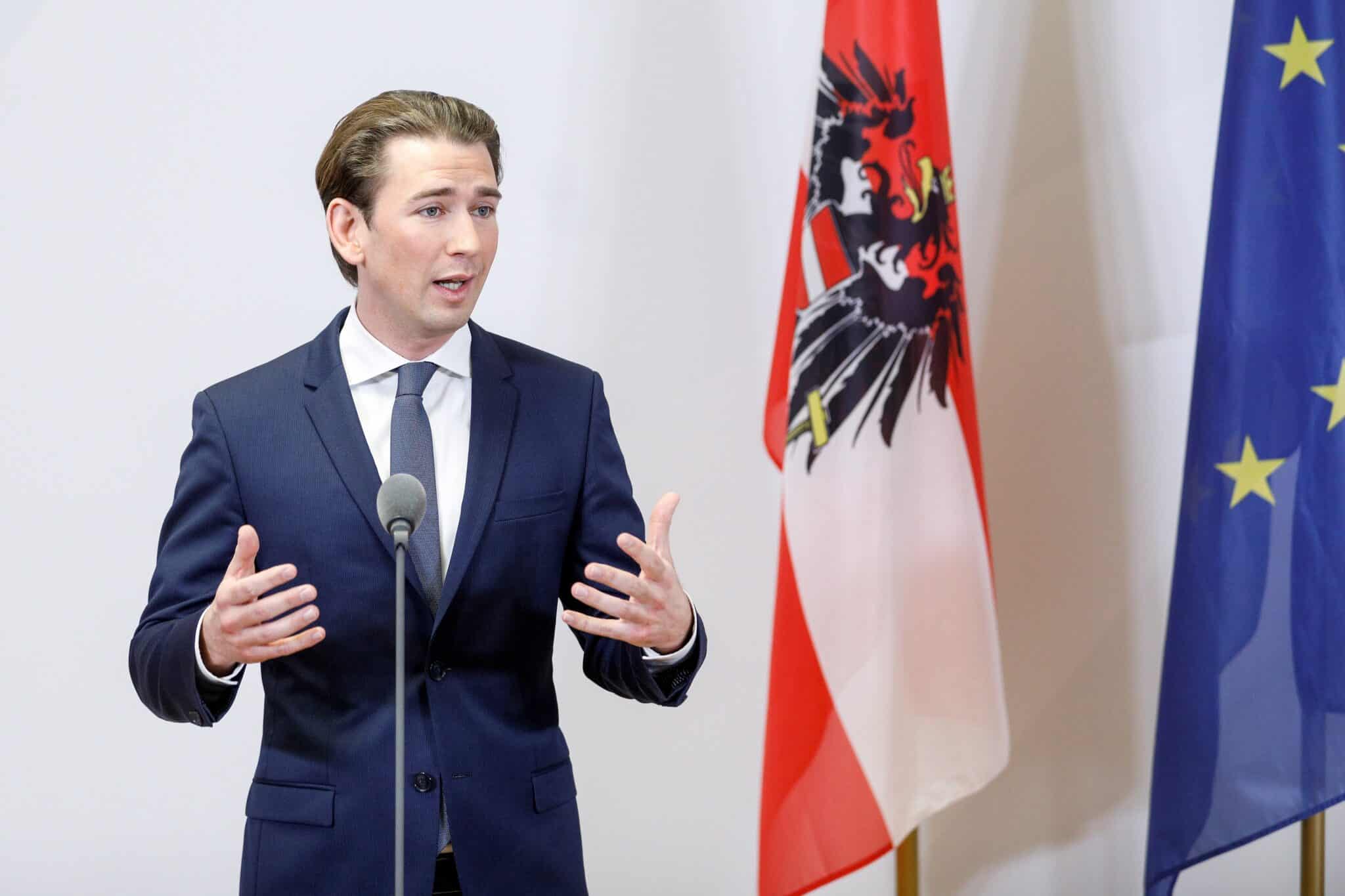 El canciller austriaco, el conservador Sebastian Kurz