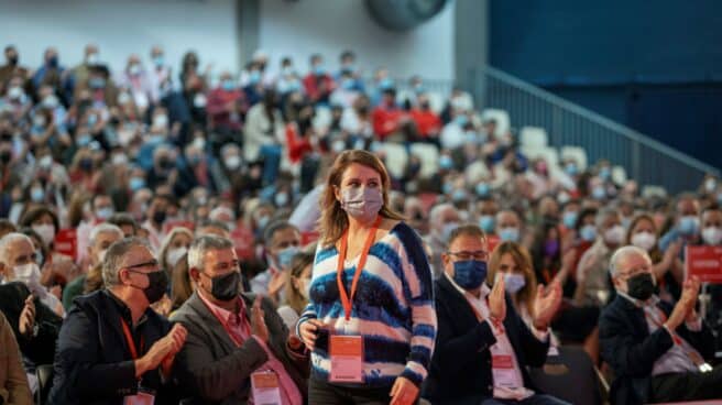 Adriana Lastra, en el Congreso del PSOE extremeño. Adriana Lastra, en el Congreso del PSOE extremeño.
