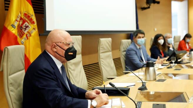 El expolicía José Villarejo, en el Congreso.